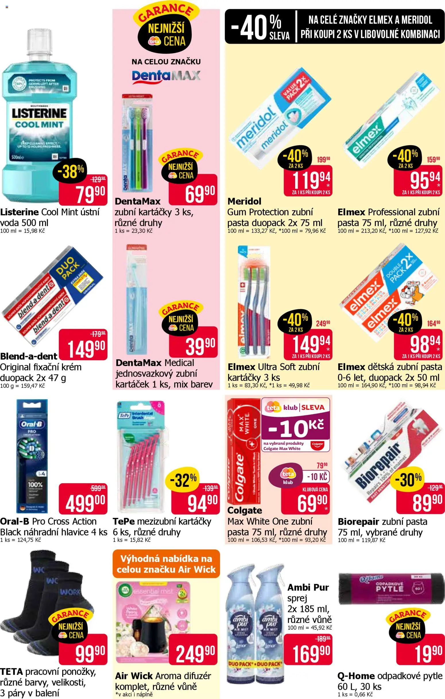 TETA Drogerie leták od 23.04.2026 | Strana: 11 | Produkty: Zubní kartáček, Ústní voda, Aroma difuzér, Air Wick