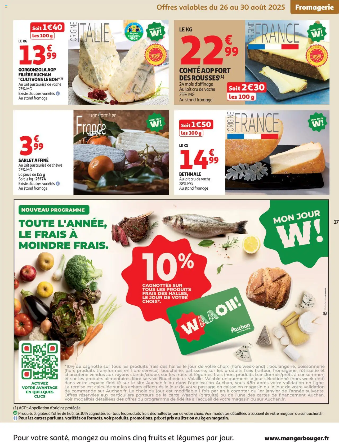  | Page: 17 | Produits: Poissonnerie, Lait, Fromage