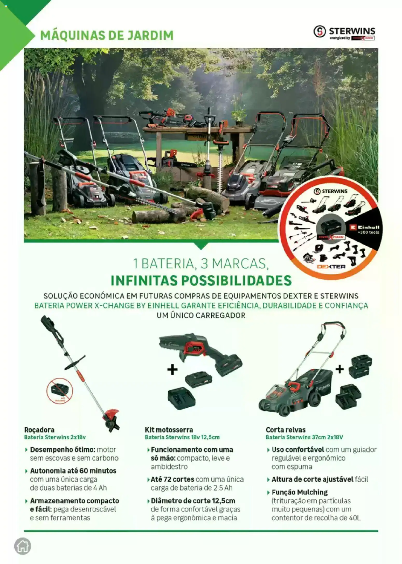 Leroy Merlin Catálogo Jardim │ válido de 12.03.2026 | Página: 86 | Produtos: Ferramentas, Bateria