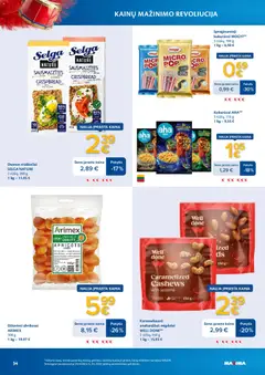 MAXIMA leidinys galioja nuo 03.03.2026 | Puslapis: 34 | Prekių: Kukurūzai, Traškučiai