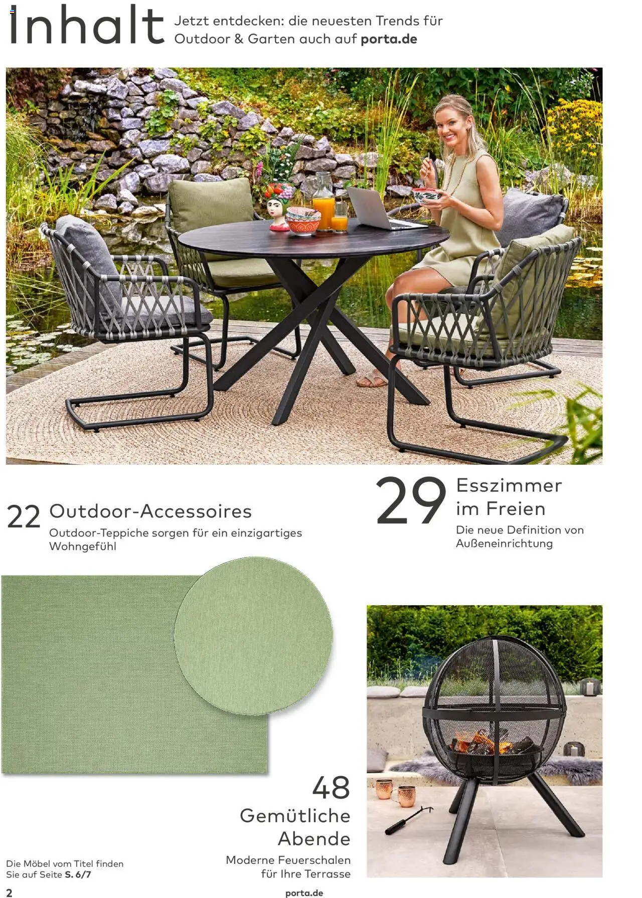 Porta! - Outdoor - Gartenmöbelkatalog 2025 - gültig ab dem 02.03.2025 | Seite: 2