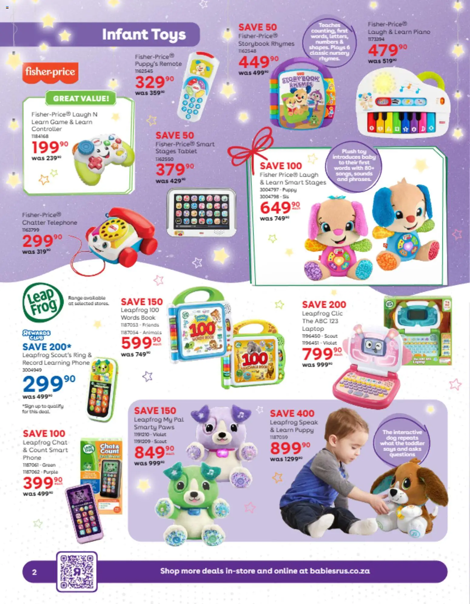 New Babies R Us catalogue – valid from 06.11.2025 | Page: 2 | Products: Phone, Tablet, Laptop, Toys