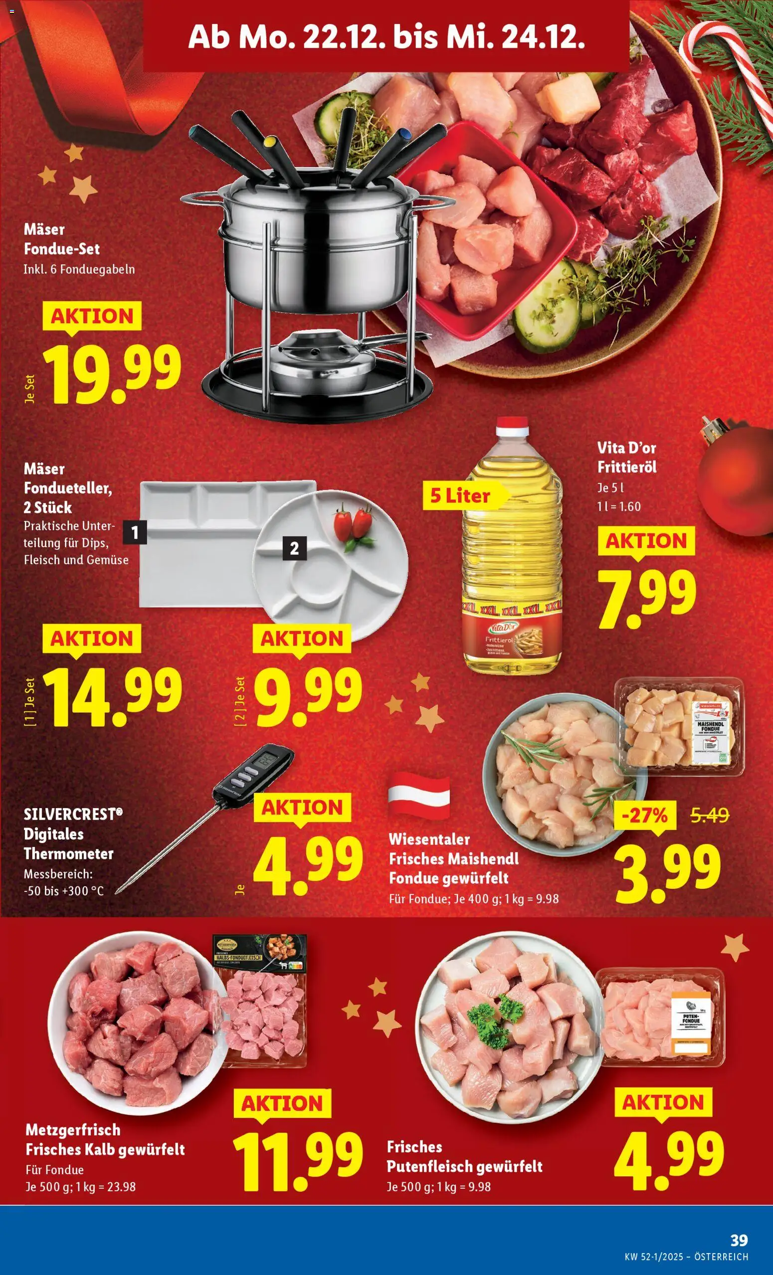 Lidl Flugblatt gültig ab 18.12.2025 | Seite: 43 | Produkte: Gemüse, Thermometer, Huile à frire