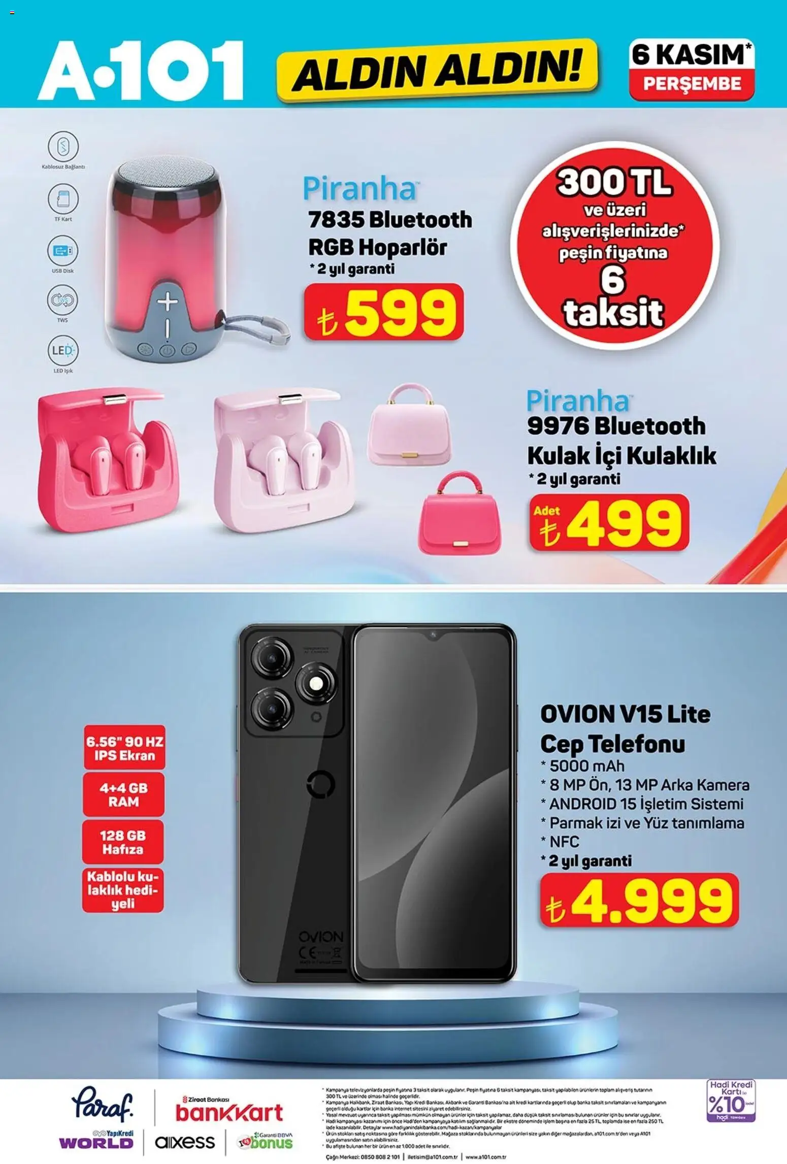 A101 Katalog Aldın Aldın - 06.11.2025 tarihinden itibaren geçerlidir | Sayfa: 4 | Ürünler: Kulaklık, Kamera, Hoparlör, USB