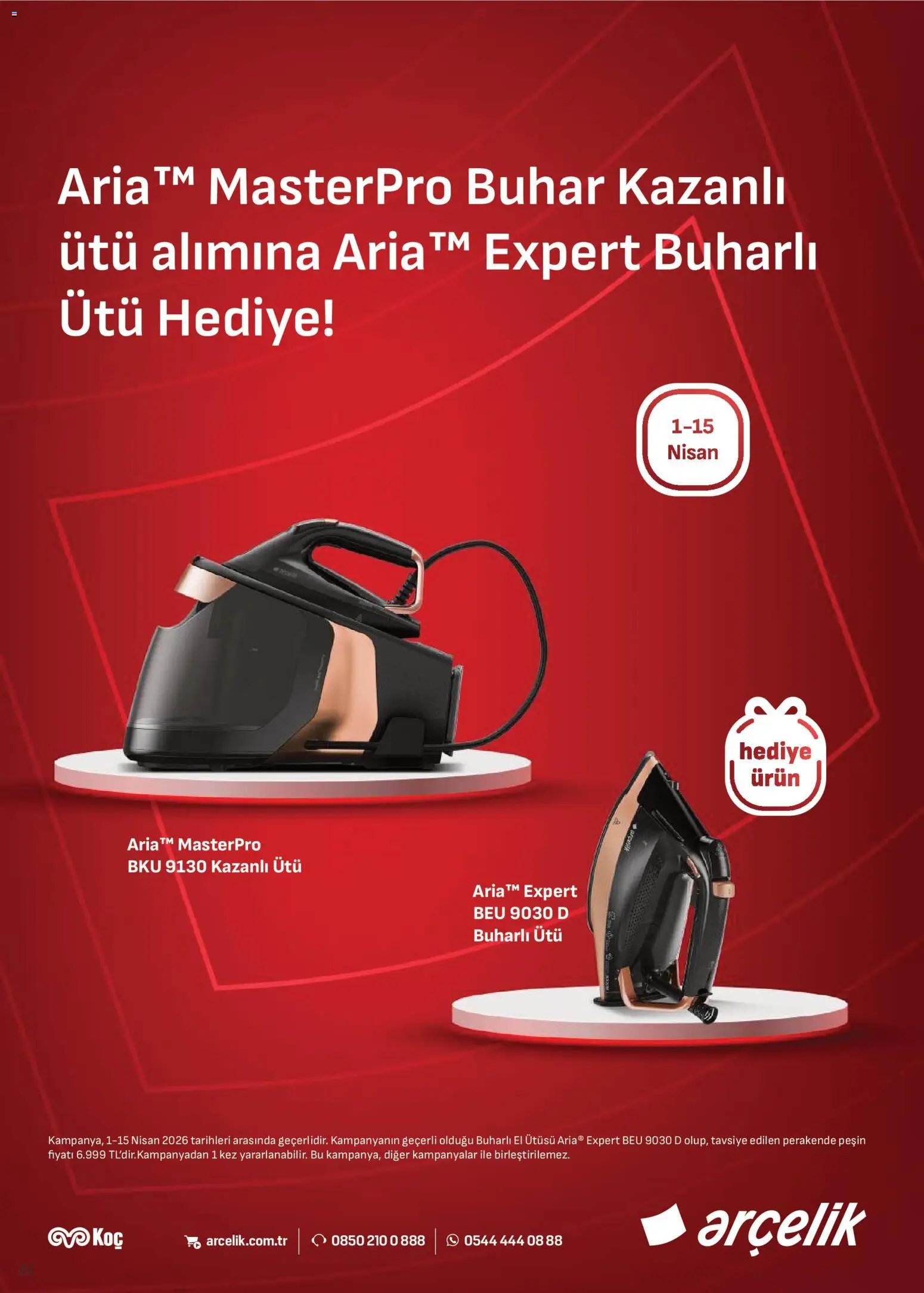 Arçelik Katalog - 01.04.2026 tarihinden itibaren geçerlidir | Sayfa: 69