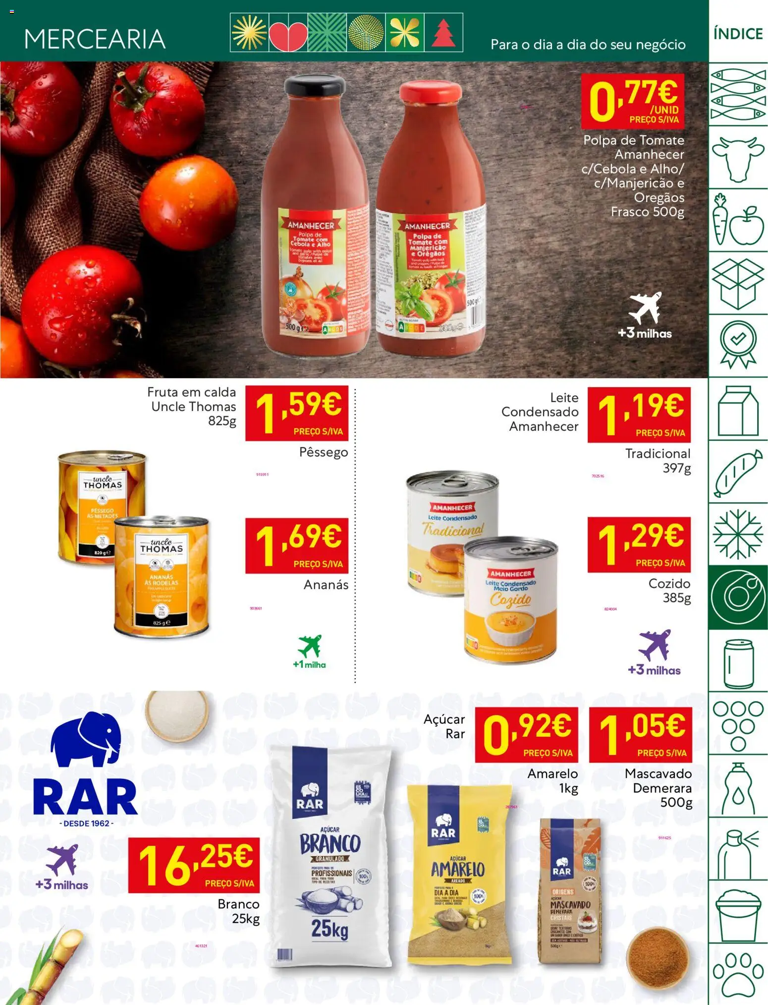 Recheio folheto │ válido de 18.11.2025 | Página: 21 | Produtos: Cebola, Leite, Açúcar, Tomate