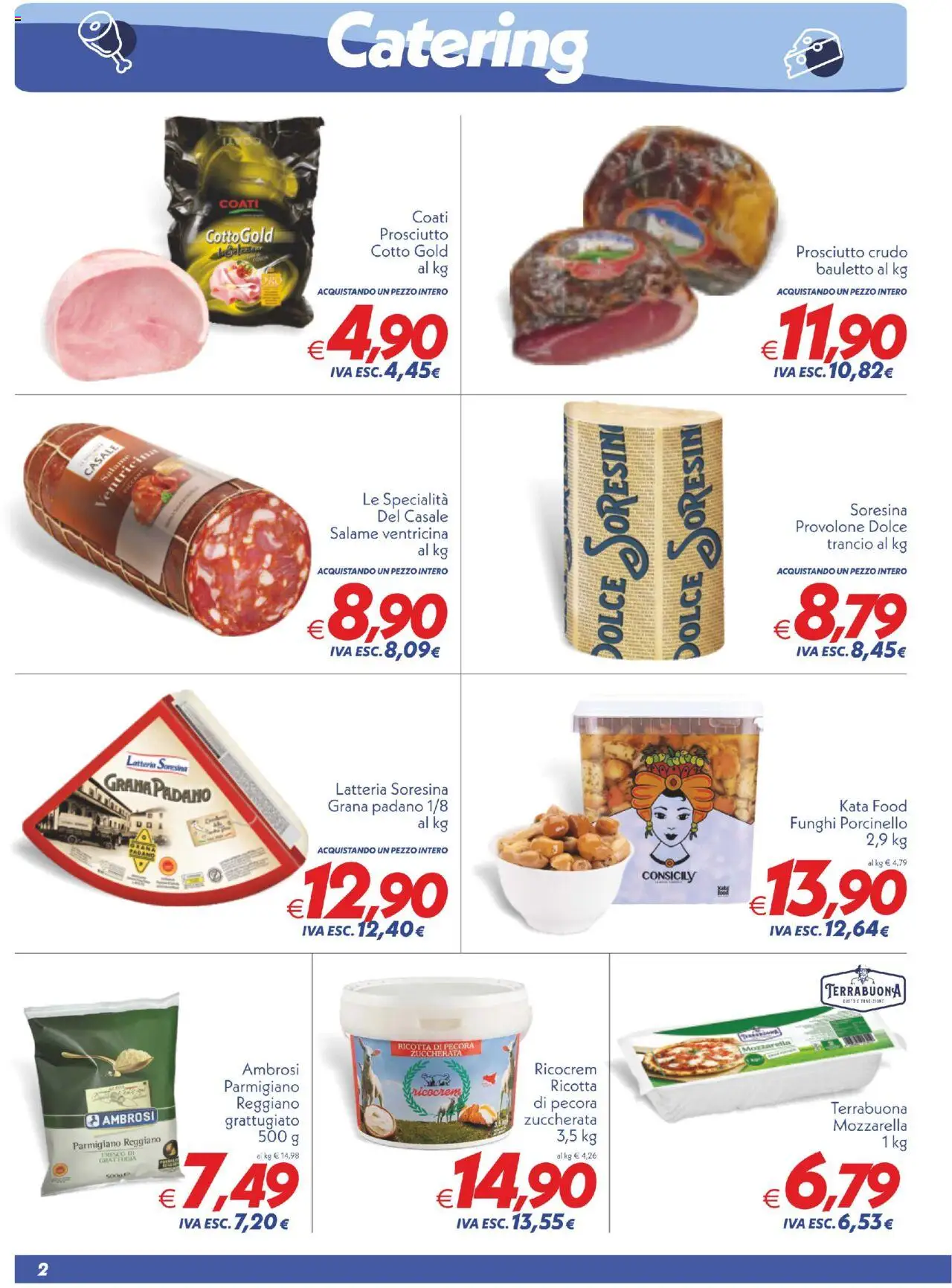Volantino SuperConveniente del 23.09.2025 | Pagina: 2 | Prodotti: Funghi, Ricotta, Parmigiano reggiano, Parmigiano