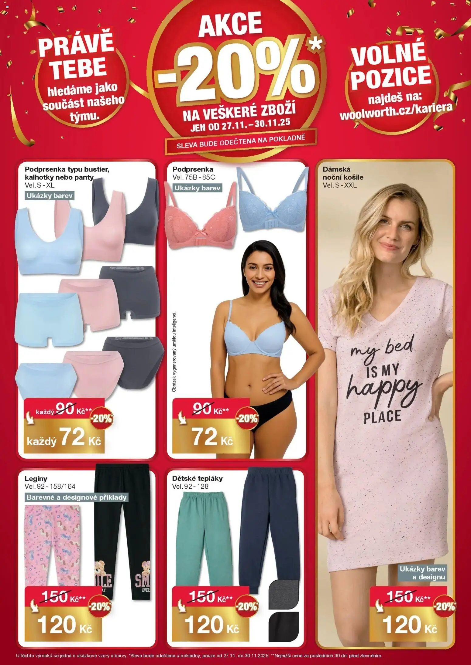 Woolworth leták - Cheb od 27.11.2025 | Strana: 6 | Produkty: Košile, Podprsenka, Tepláky, Noční košile
