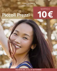 Anteprima del volantino Yves Rocher Piccoli Prezzi catalogo valido a partire dal 23.09.2025