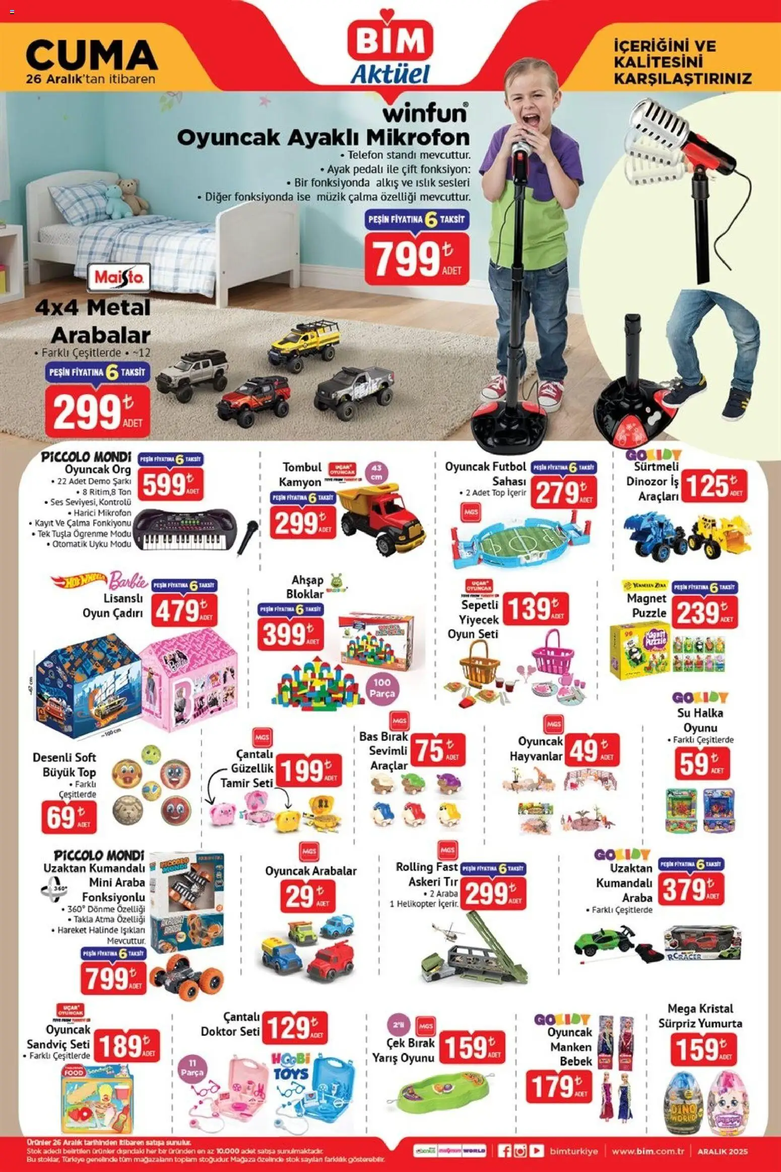 BİM Katalog Cuma - 26.12.2025 tarihinden itibaren geçerlidir | Sayfa: 6