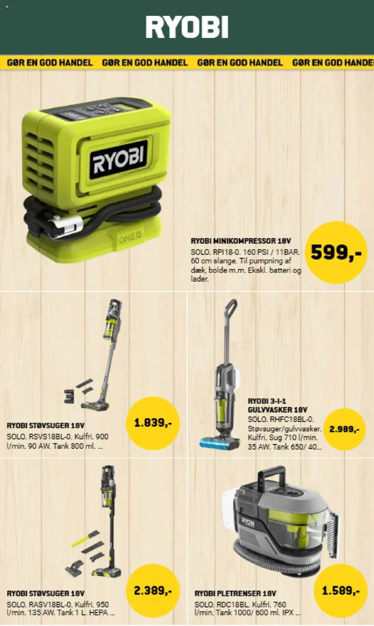 XL-BYG tilbudsavis – gyldig fra 10.10.2025 | Side: 26 | Produkter: Støvsuger, Batteri