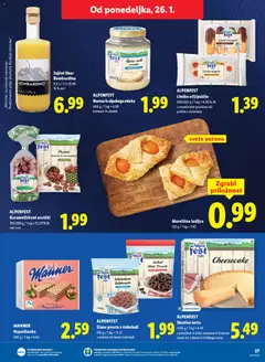 Lidl katalog akcije – veljaven od 22.01.2026 | Stran: 41 | Izdelki: Napolitanke, Torta, Αγκινάρα, Orescki