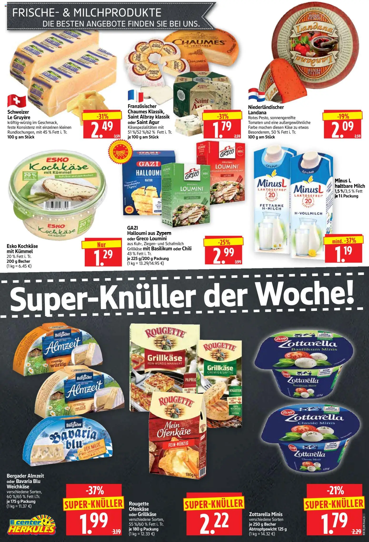 HERKULES Prospekt 	 – gültig ab 27.04.2026 | Seite: 6 | Produkte: Käse, Haltbare milch, Tomaten, Chili