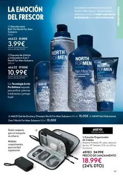 Vista previa Oriflame - Catálogo Campaña 1 válido desde el 31.12.2025 | Página: 141 | Productos: Gel de ducha, Desodorante, Body, Ducha