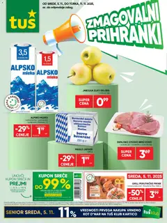 Tuš katalog akcije – veljaven od 05.11.2025