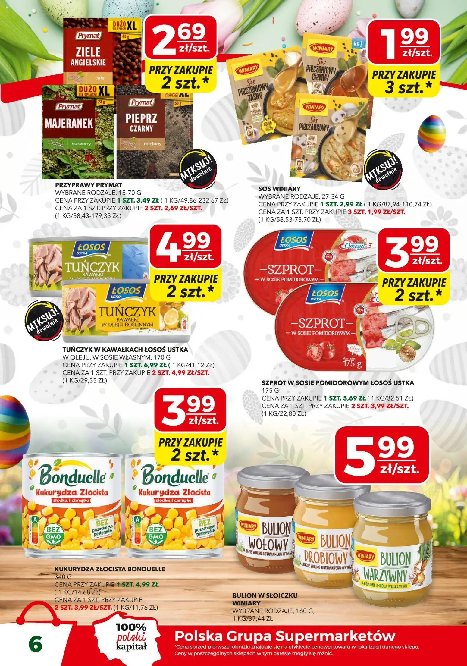 Top Market gazetka od 26.03.2026 | Strona: 6 | Produkty: Majeranek, Przyprawy, Sos, Pieprz