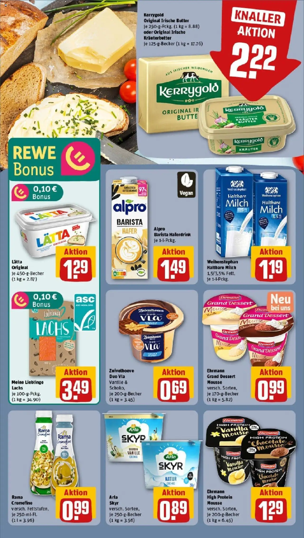 Rewe prospekt Pulsnitz	 - gültig ab dem 15.06.2025 | Seite: 13 | Produkte: Haltbare milch, Pudding, Arla skyr, Lätta
