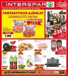 Interspar Akciós újság - amely érvényes a következő dátumtól: 24.07.2025