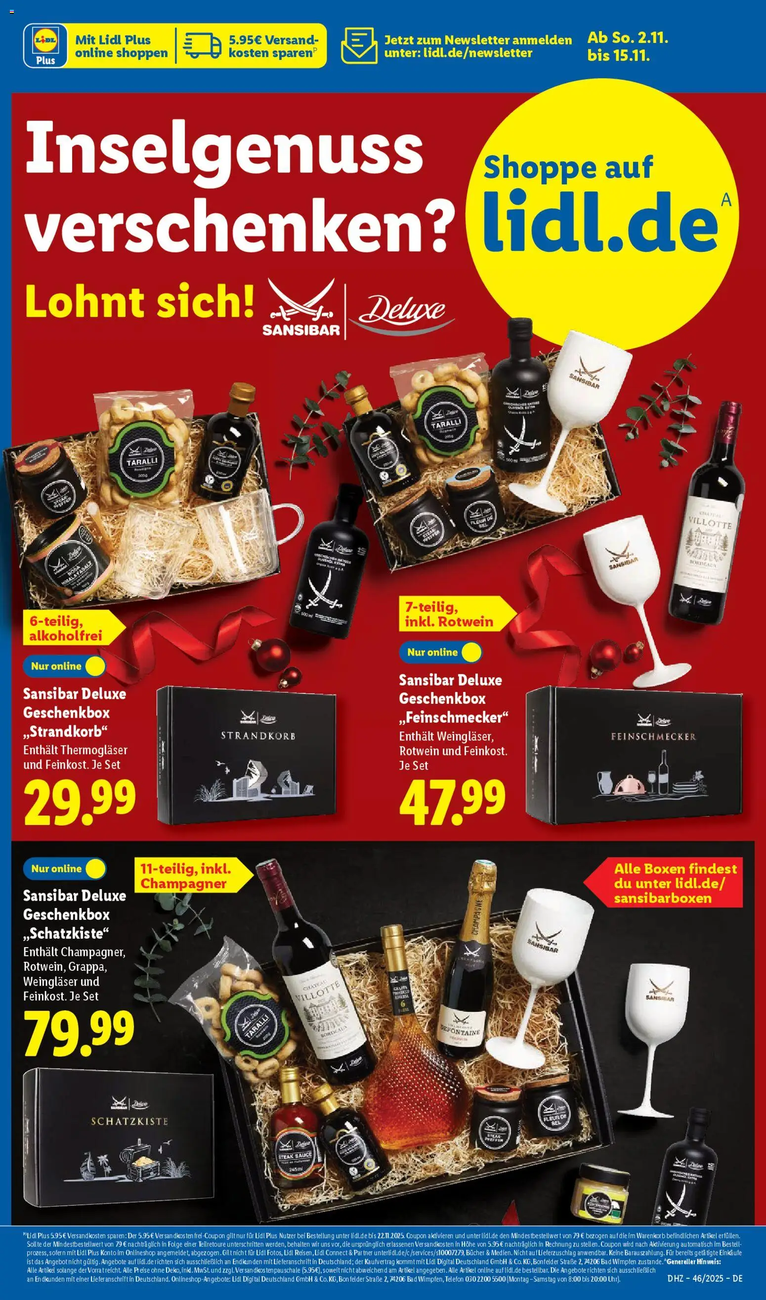 Lidl Prospekt Kornwestheim – gültig ab 10.11.2025 | Seite: 33 | Produkte: Rotwein, Bad, Steak, Telefon