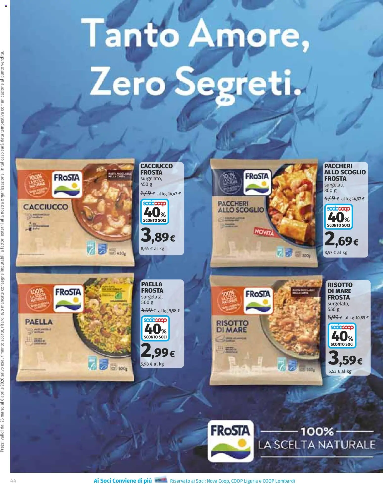 Volantino Ipercoop del 26.03.2026 | Pagina: 44 | Prodotti: Data, Paccheri, Paella