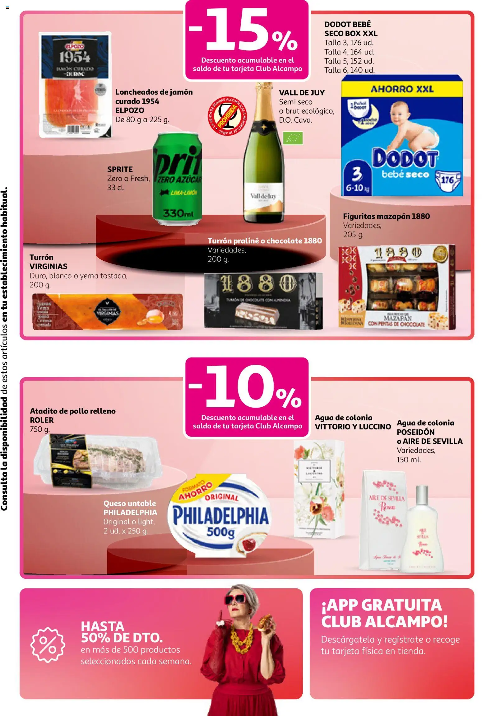 Alcampo - Club Nacional  │ válido desde el 11.12.2025 | Página: 9 | Productos: Colonia, Queso, Chocolate, Jamón