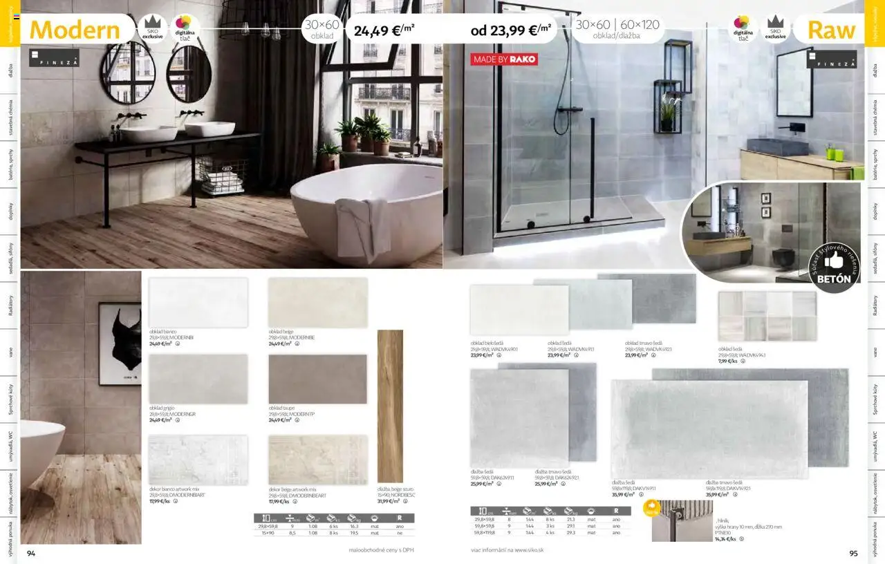 Nové Siko akcie – leták je platný od 01.09.2025 | Strana: 48 | Produkty: Osvetlenie, Dlažba, Radiátory, Obklad