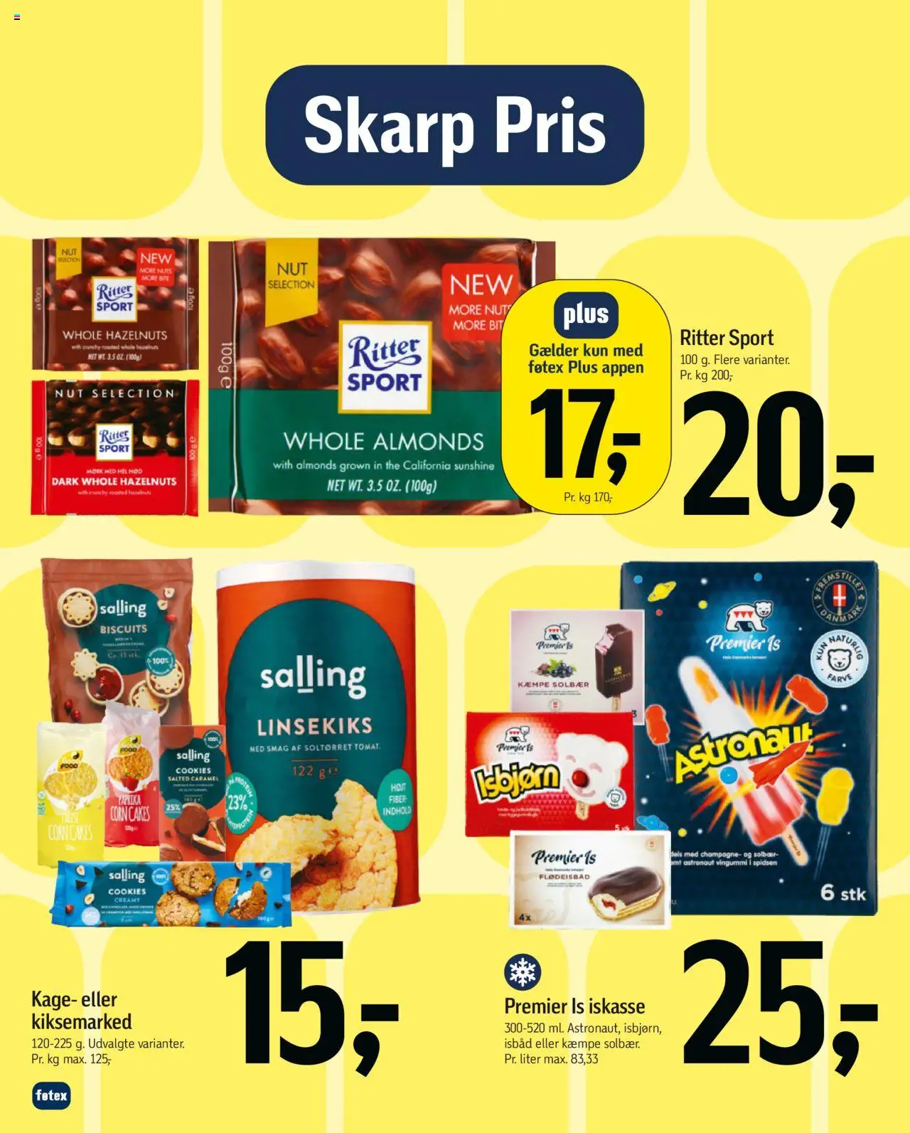Føtex Tilbudsavis gyldig fra 15.08.2025 | Side: 4 | Produkter: Cookies, Is, Vingummi, Paprika