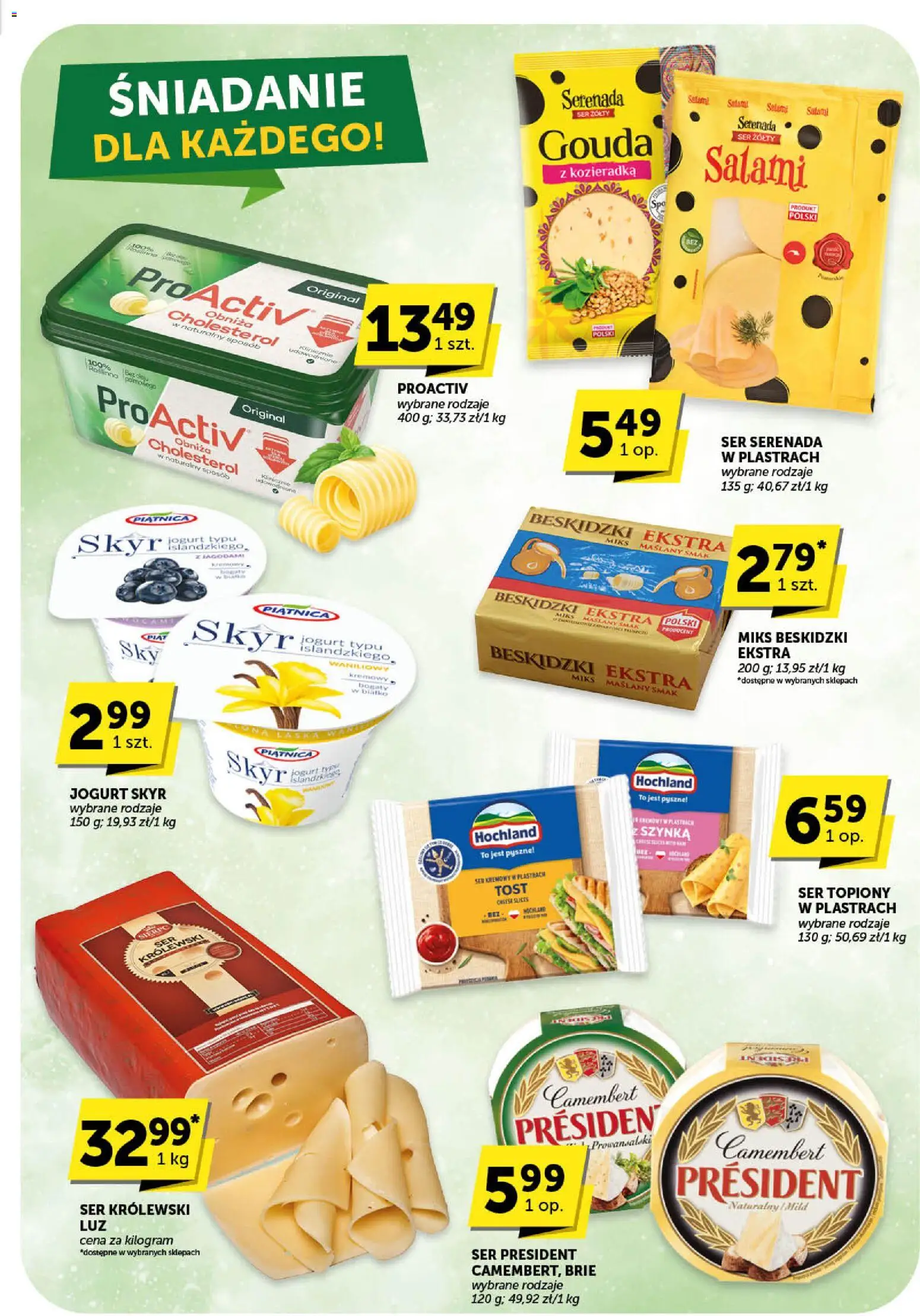 ABC Gazetka od 13.11.2025 | Strona: 29 | Produkty: Ser żółty, Szynka, Jogurt, Salami