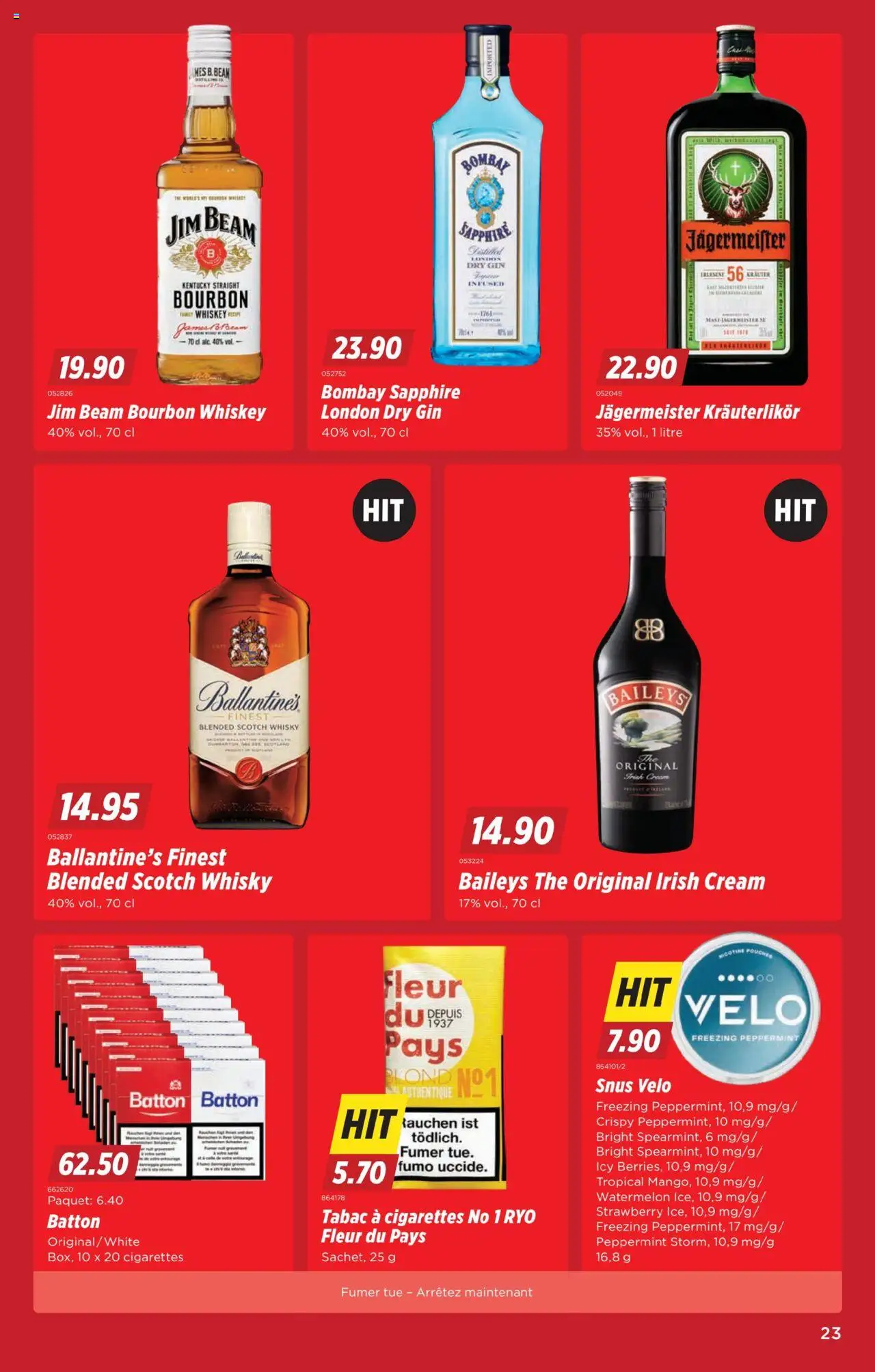 Denner Aktionen FR ab 19.08.2025 | Seite: 23 | Produkte: Bourbon, Gin, Whiskey
