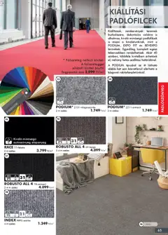 Diego Katalógus - amely érvényes a következő dátumtól: 02.10.2025 | Oldal: 65 | Termékek: Padlószőnyeg
