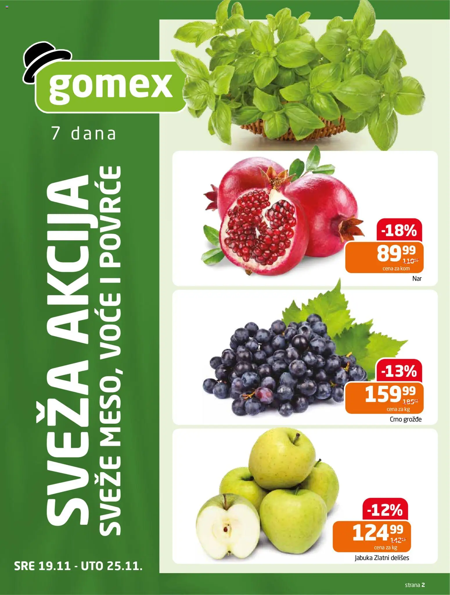 Gomex katalog - važi od 19.11.2025 | Strana: 2