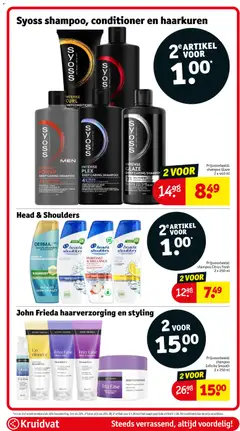 Syoss shampoo, conditioner en haarkuren, Syoss shampoo, conditioner en haarkuren - Voorbeeld van een folder van Kruidvat, geldig van 07.04.2026 | Pagina: 52