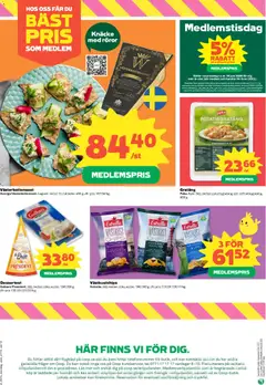 Coop erbjudanden - Förhandsvisning av reklamblad från butik Coop aktuell från 30.03.2026 | Sida: 12 | Produkter: Galler, Chips, Potatisgratäng