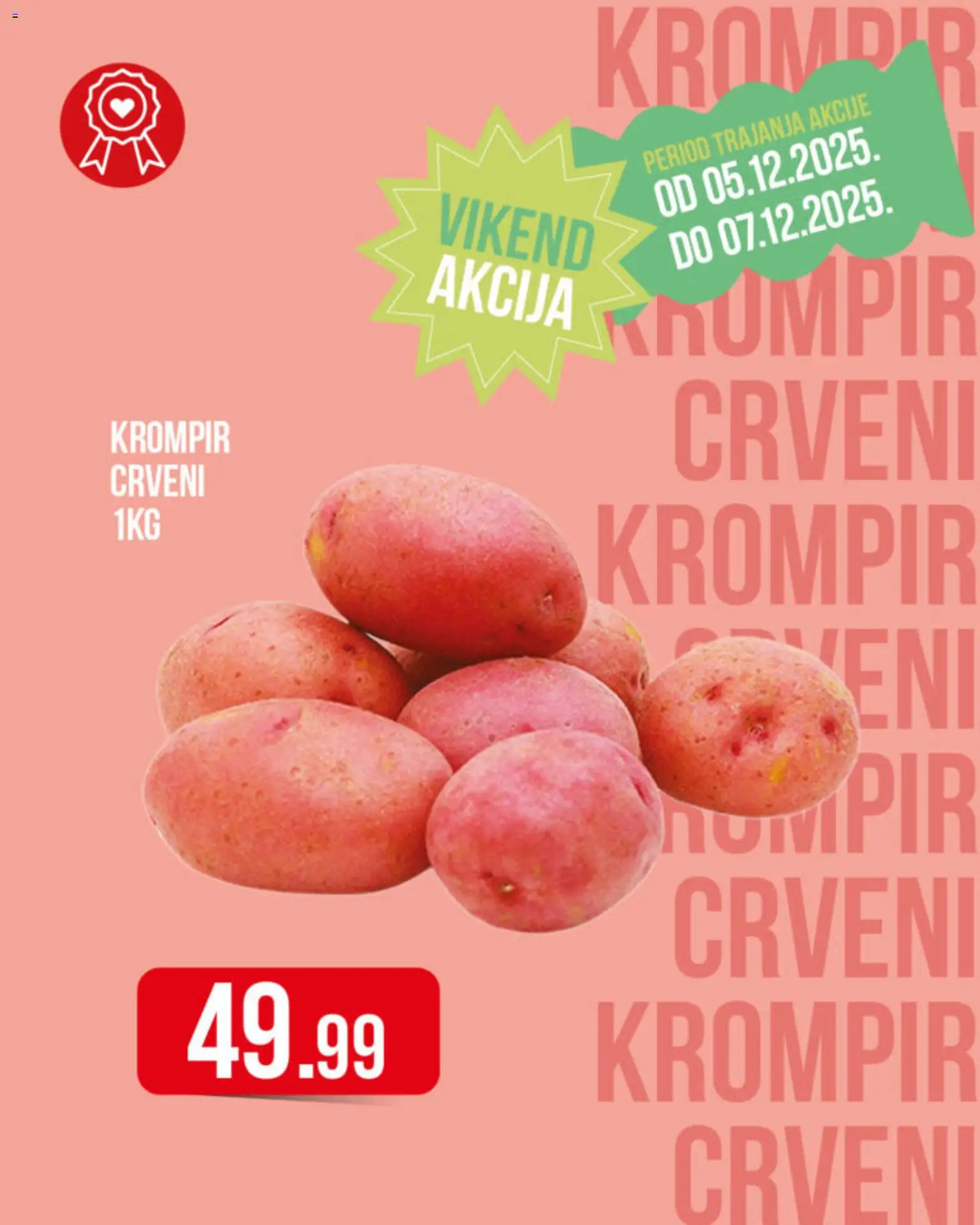 Metalac Proleter katalog - važi od 05.12.2025 | Strana: 3 | Proizvode: Crveni krompir, Krompir