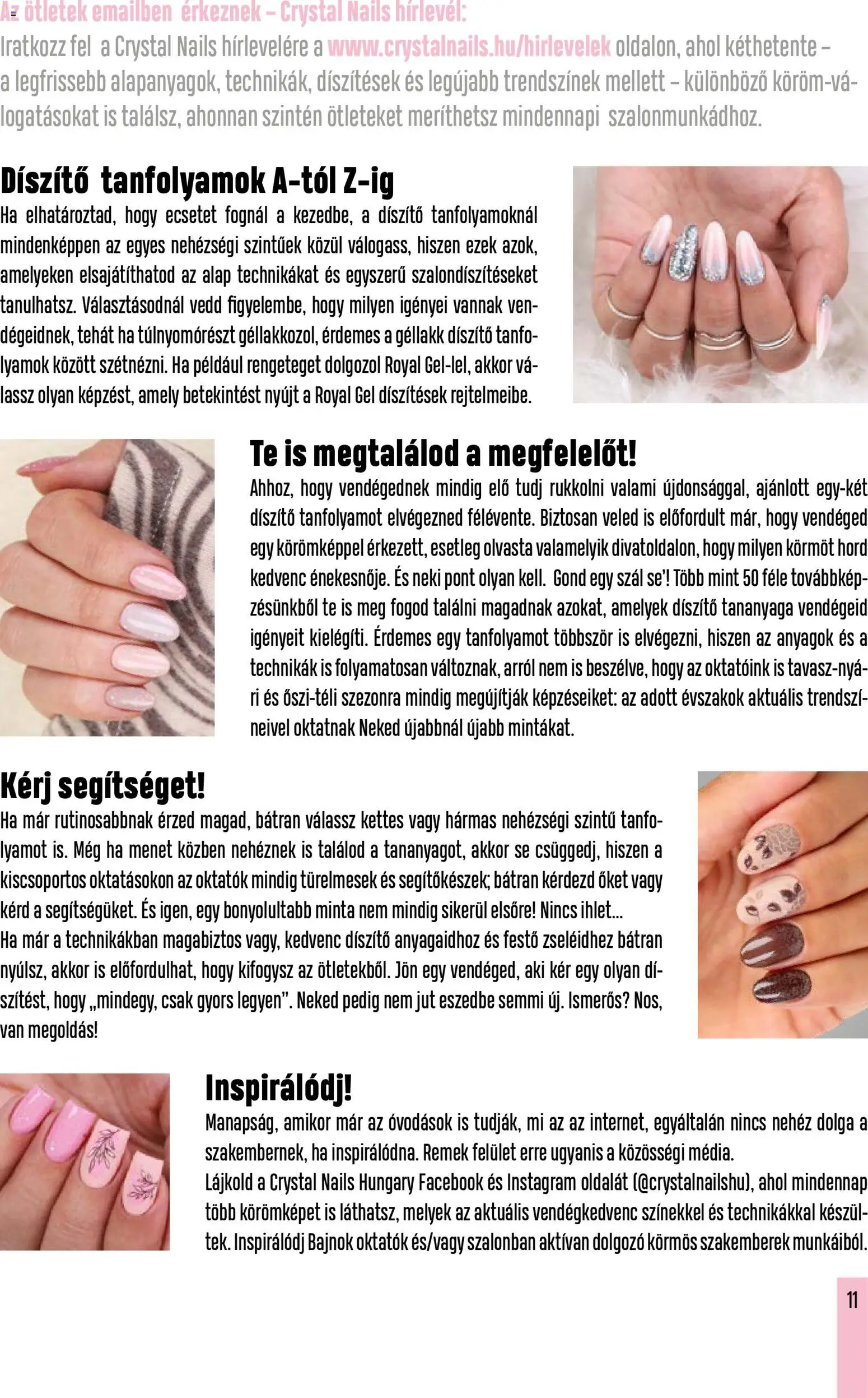 Crystal Nails akciós ujság - amely érvényes a következő dátumtól: 01.12.2025 | Oldal: 11