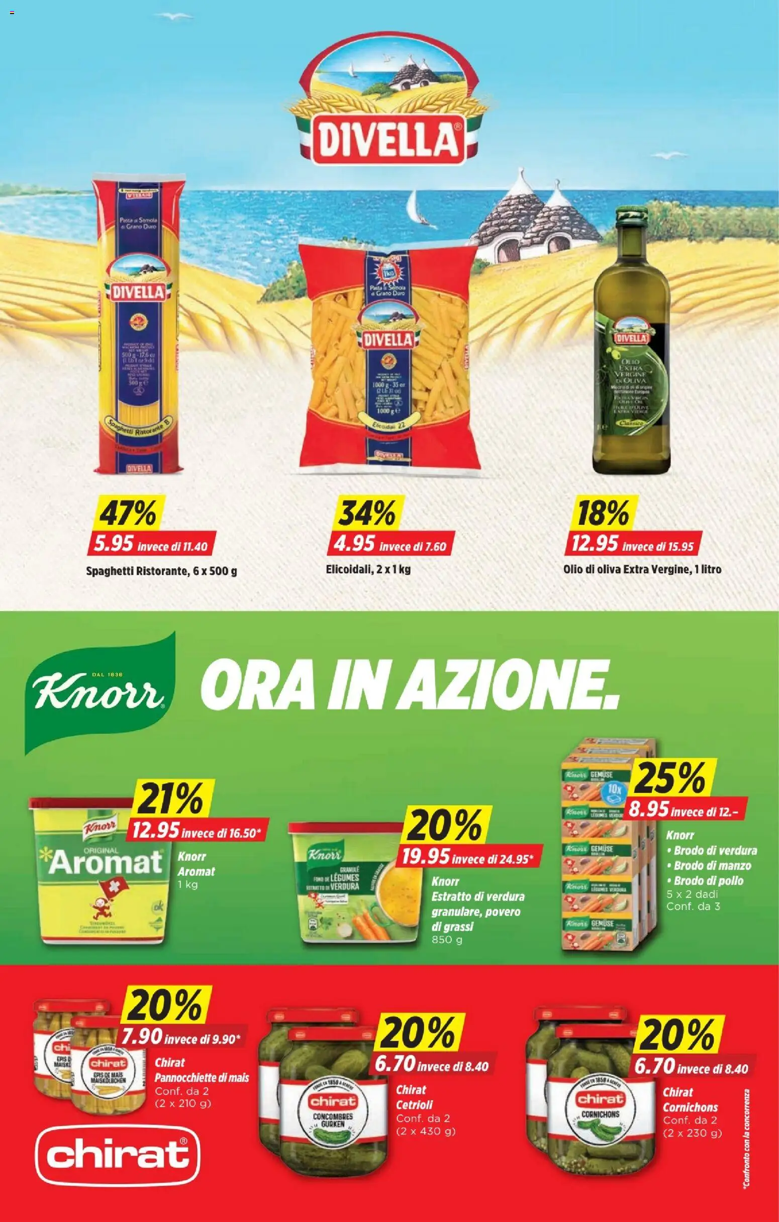 Denner Aktionen IT – gültig ab 09.12.2025 | Seite: 10 | Produkte: Gemüse, Pasta, Gurken