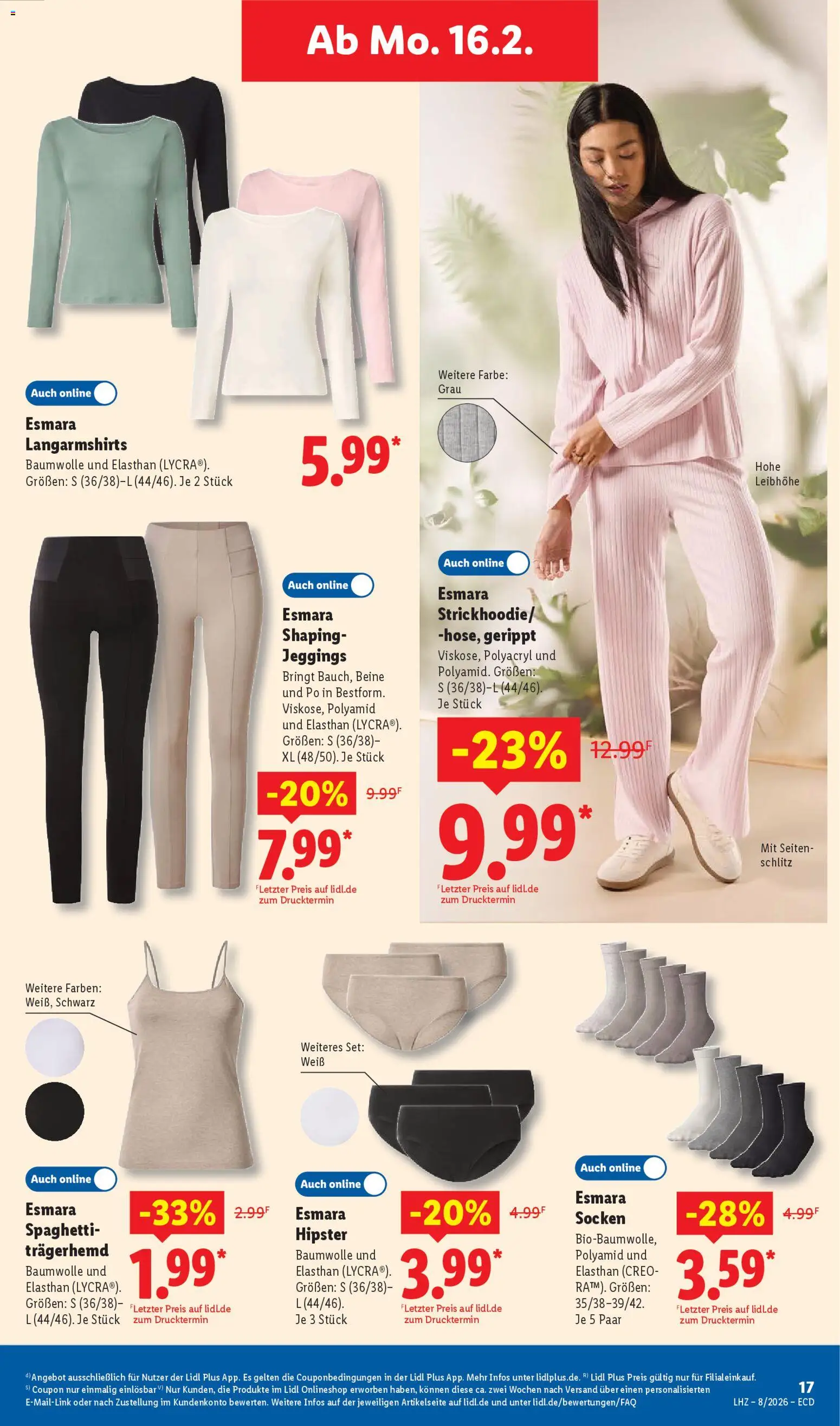 Lidl - Prospekt – gültig ab 16.02.2026 | Seite: 37 | Produkte: Trägerhemd, Socken