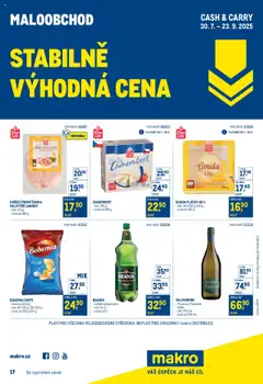 Náhled letáku Makro leták - Stabilně výhodná cena - maloobchod od 30.07.2025