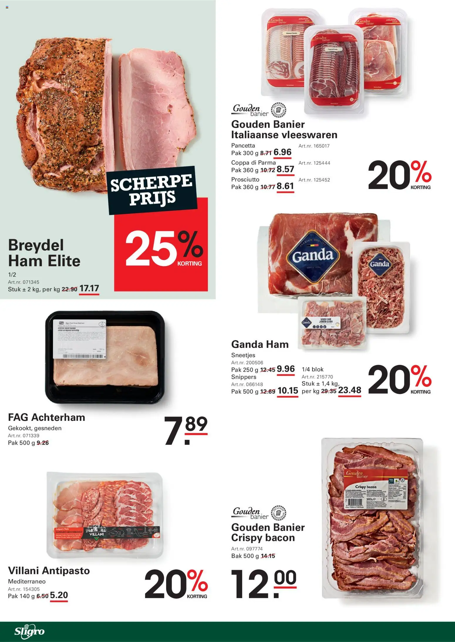 {H1} | Pagina: 8 | Producten: Ham, Bacon