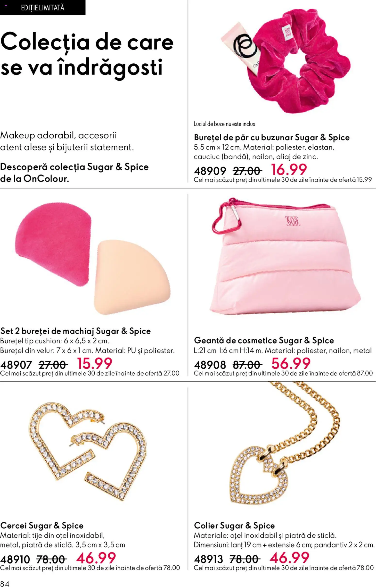 Noul catalog Oriflame – valabil de la 27.05.2026 | Pagină: 84 | Produse: Geantă, Cercei, Colier, Machiaj