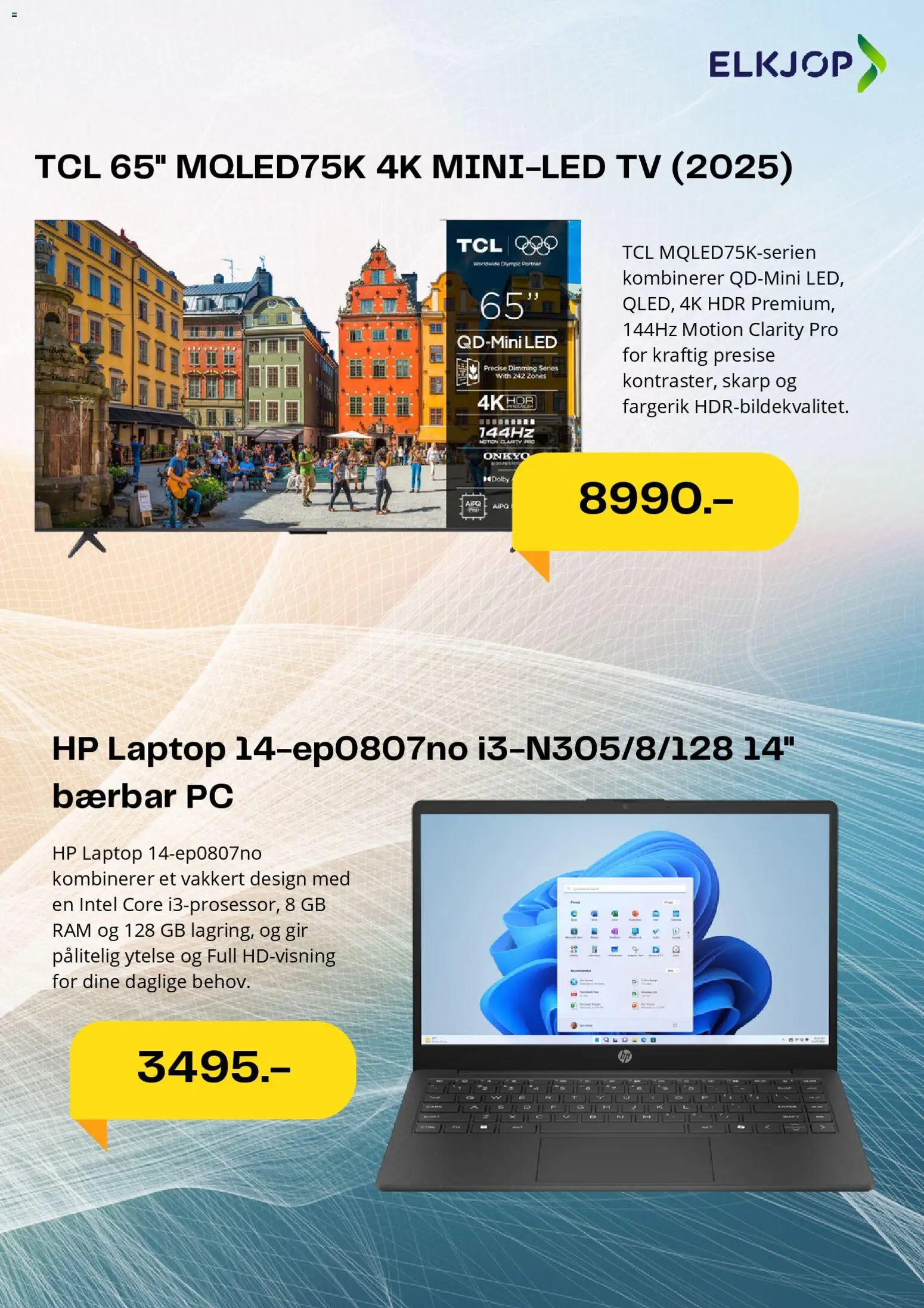 {H1} | Side: 3 | Produkter: Pc, Thon en boite, Tv