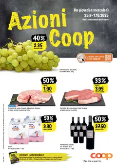 Coop - Una settimana di azioni ab 25.09.2025 gültig