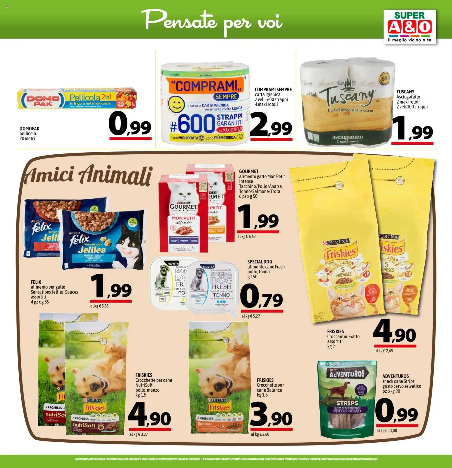 Volantino A&O del 26.02.2026 | Pagina: 15 | Prodotti: Pollo, Tè, Tonno, Terra