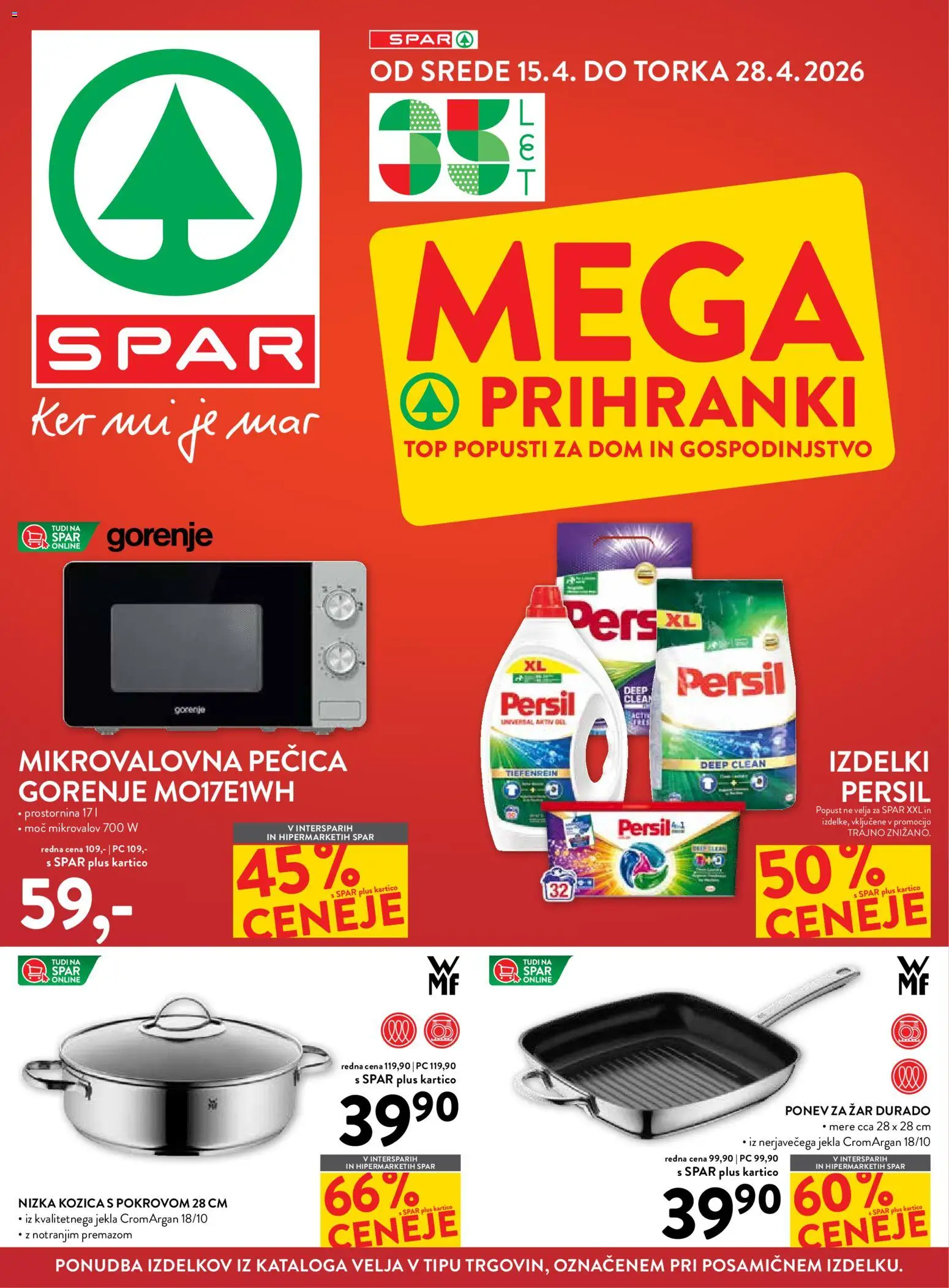 Novi Spar katalog ponudbe – veljaven od 15.04.2026 | Stran: 1