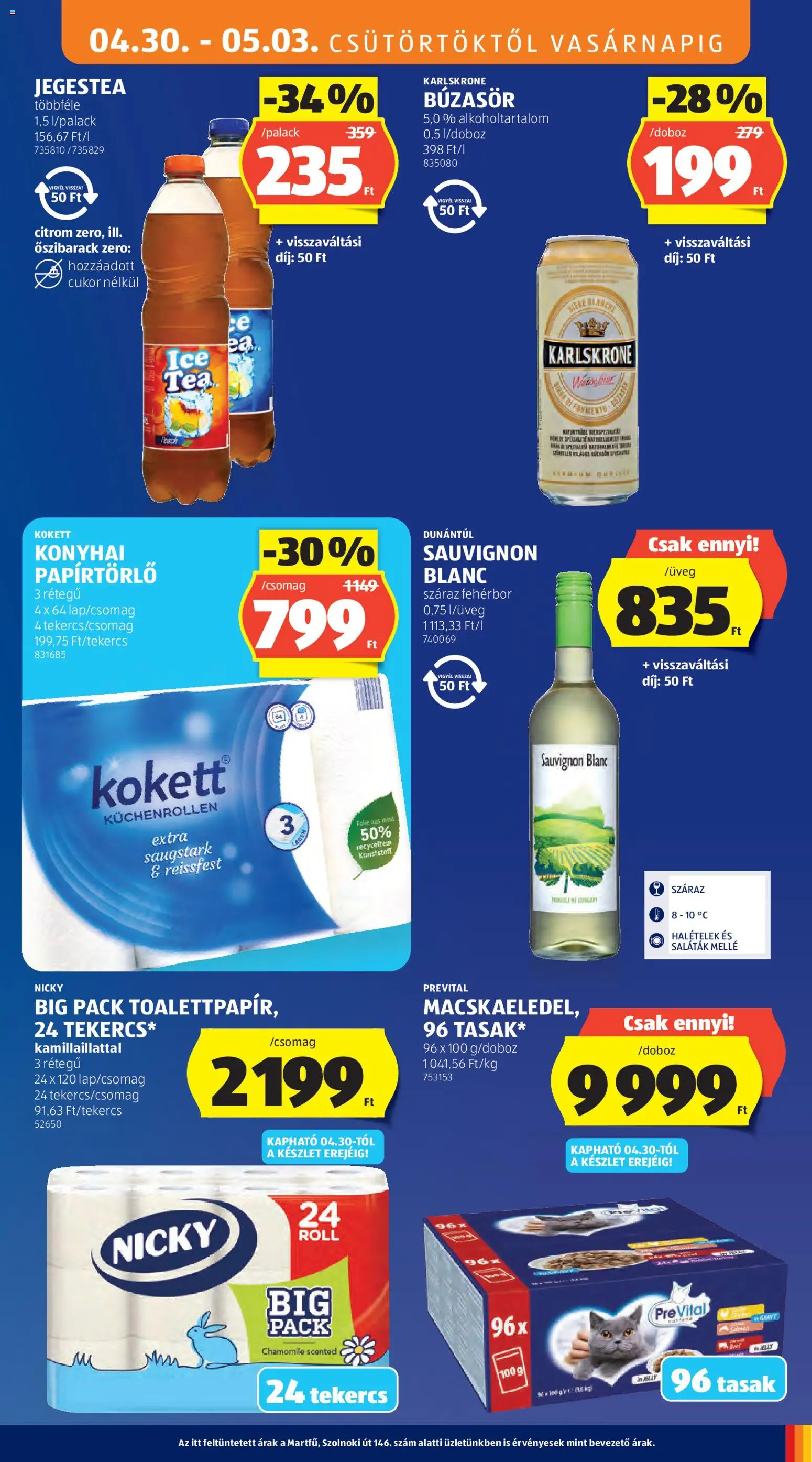 Aldi akciós ujság - amely érvényes a következő dátumtól: 30.04.2026 | Oldal: 15