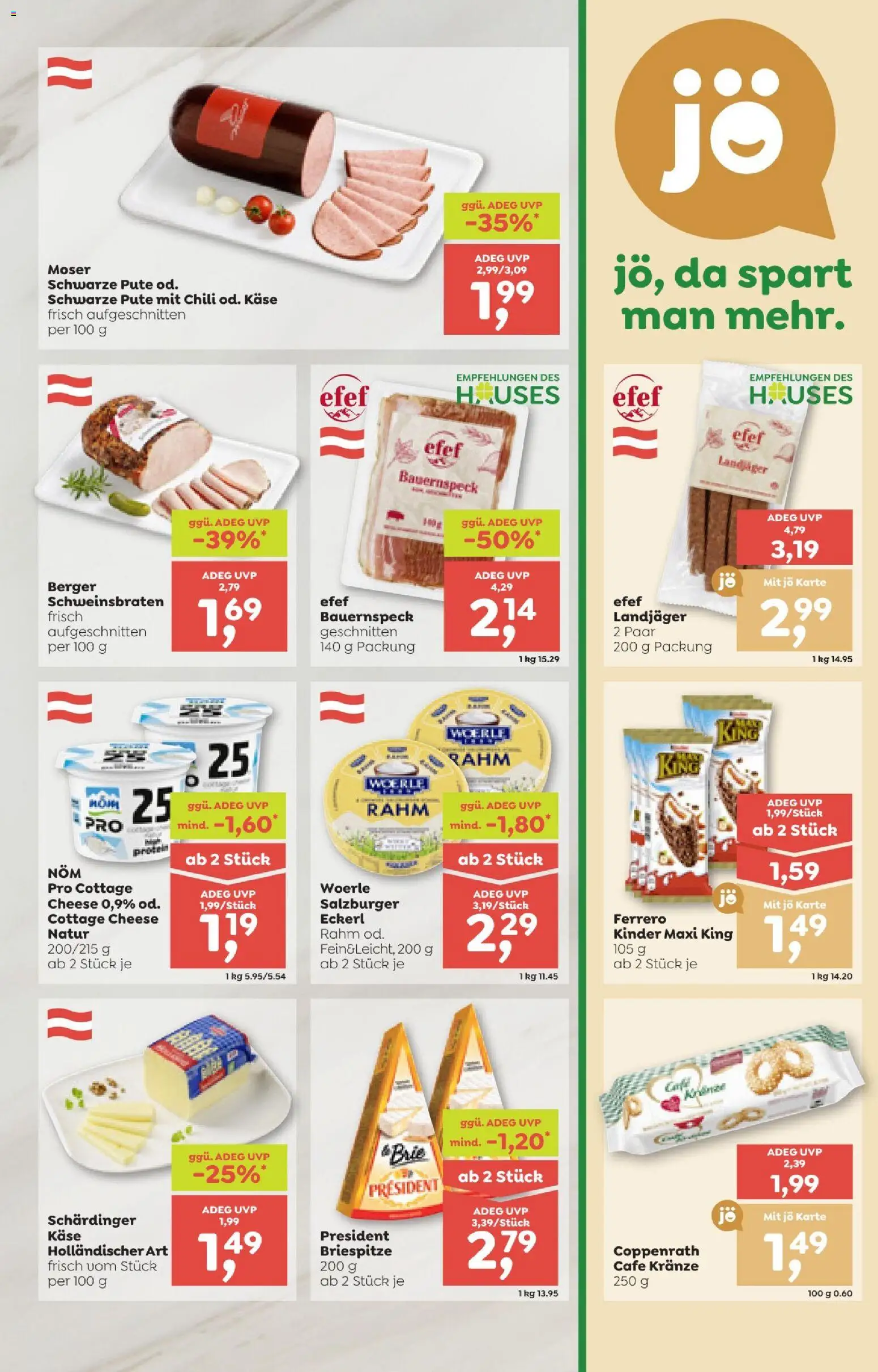 ADEG Flugblatt gültig ab 22.01.2026 | Seite: 9 | Produkte: Chili, Käse