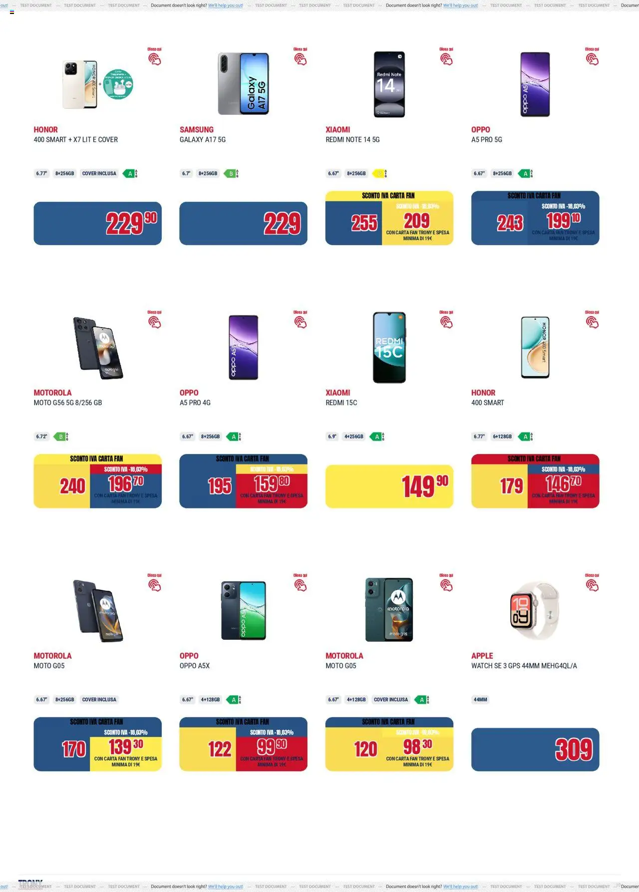 Volantino Trony del 02.10.2025 | Pagina: 10 | Prodotti: Xiaomi, Fan, Samsung
