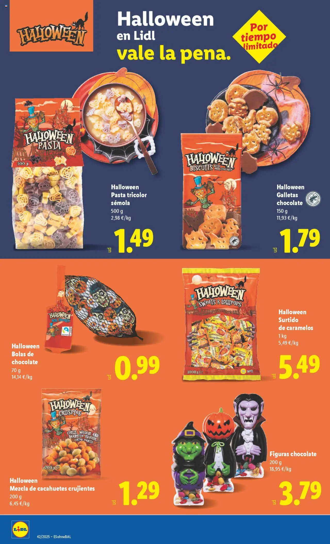 Lidl catálogo MAD │ válido desde el 13.10.2025 | Página: 40 | Productos: Chocolate, Pasta, Galletas, Δαχτυλίδι φωτός