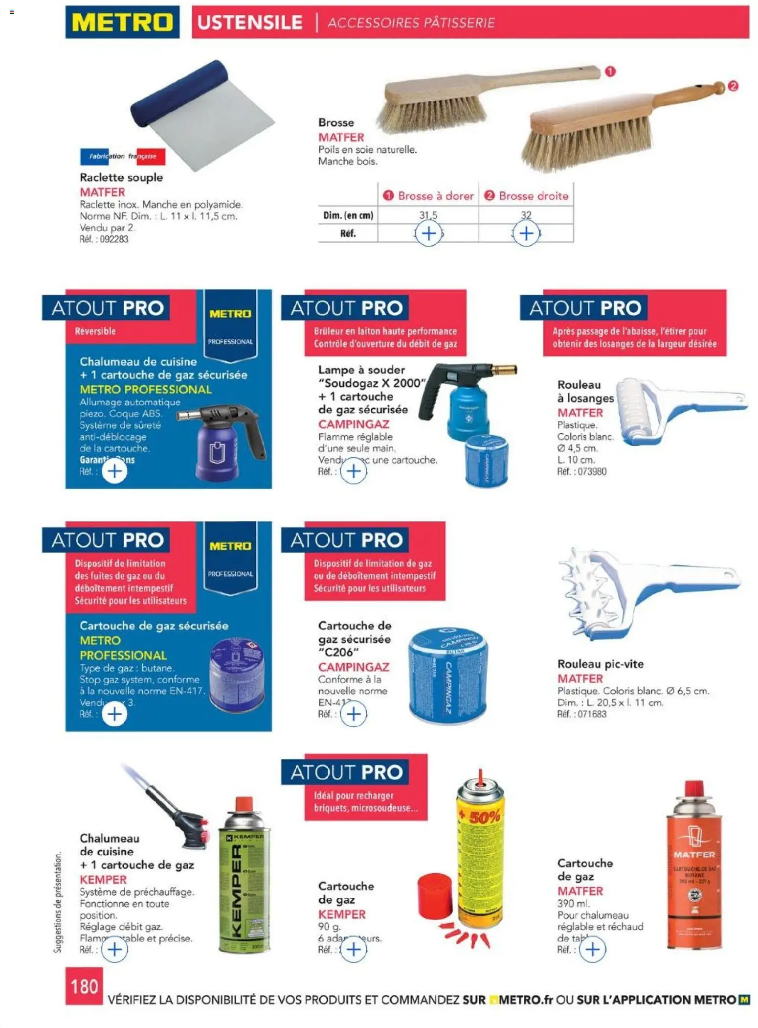 {H1} | Page: 180 | Produits: Brosse, Rouleau, Raclette, Lampe