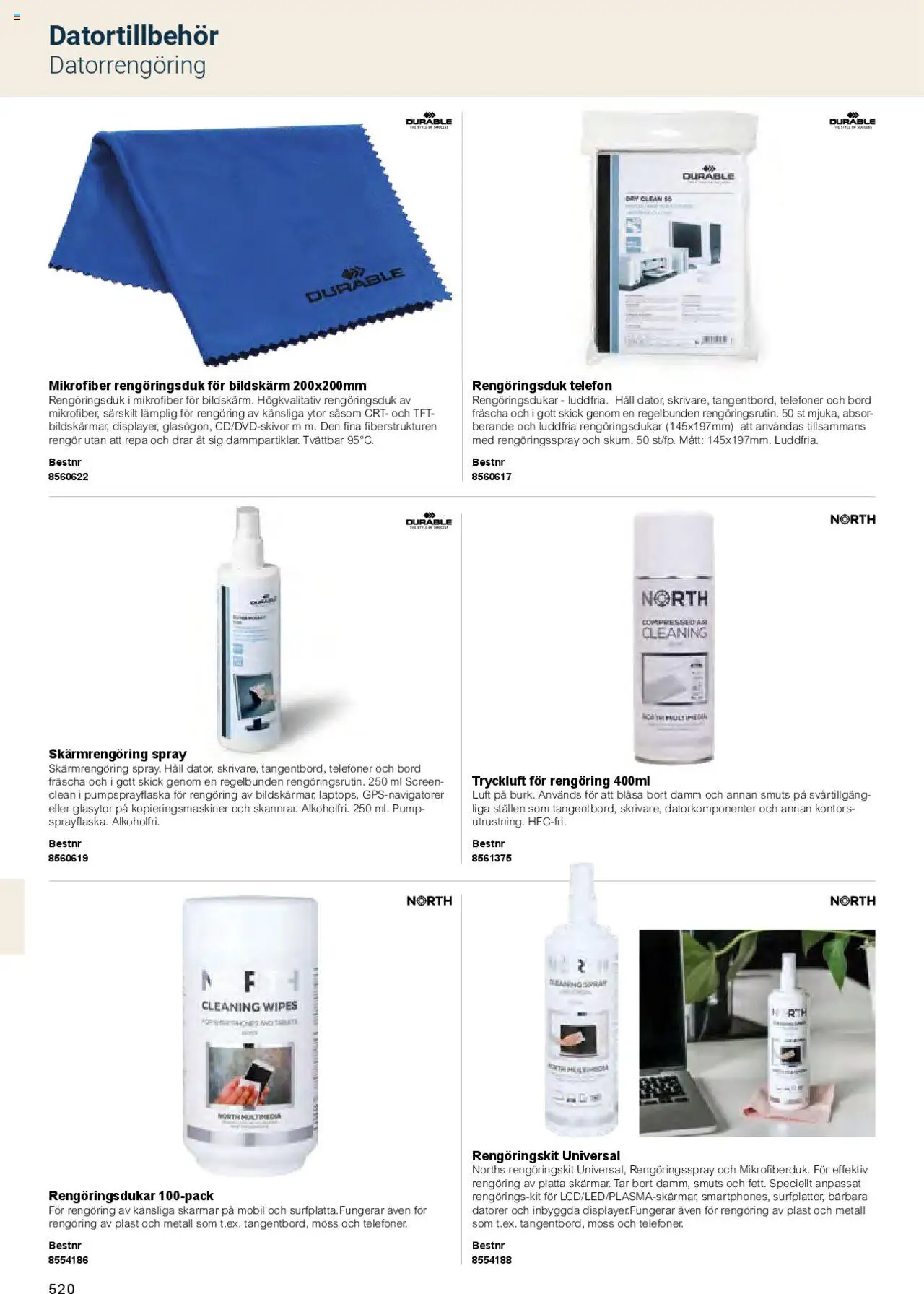 Office Depot reklamblad aktuell från 01.02.2025 | Sida: 522 | Produkter: Pump, Rengöringsspray, Bildskärm, Häll